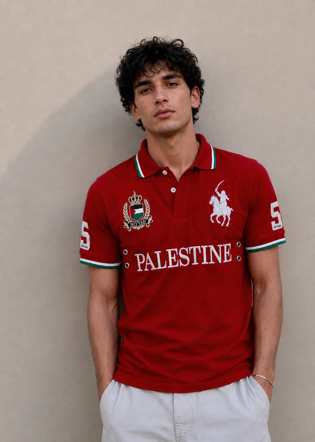 "Palestine" – Polo Shirt