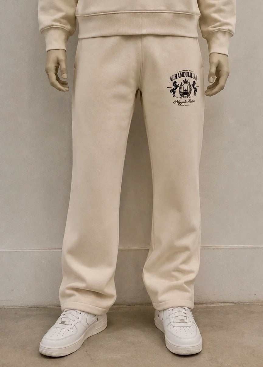 “Alhamdulillah” Pants — Cream